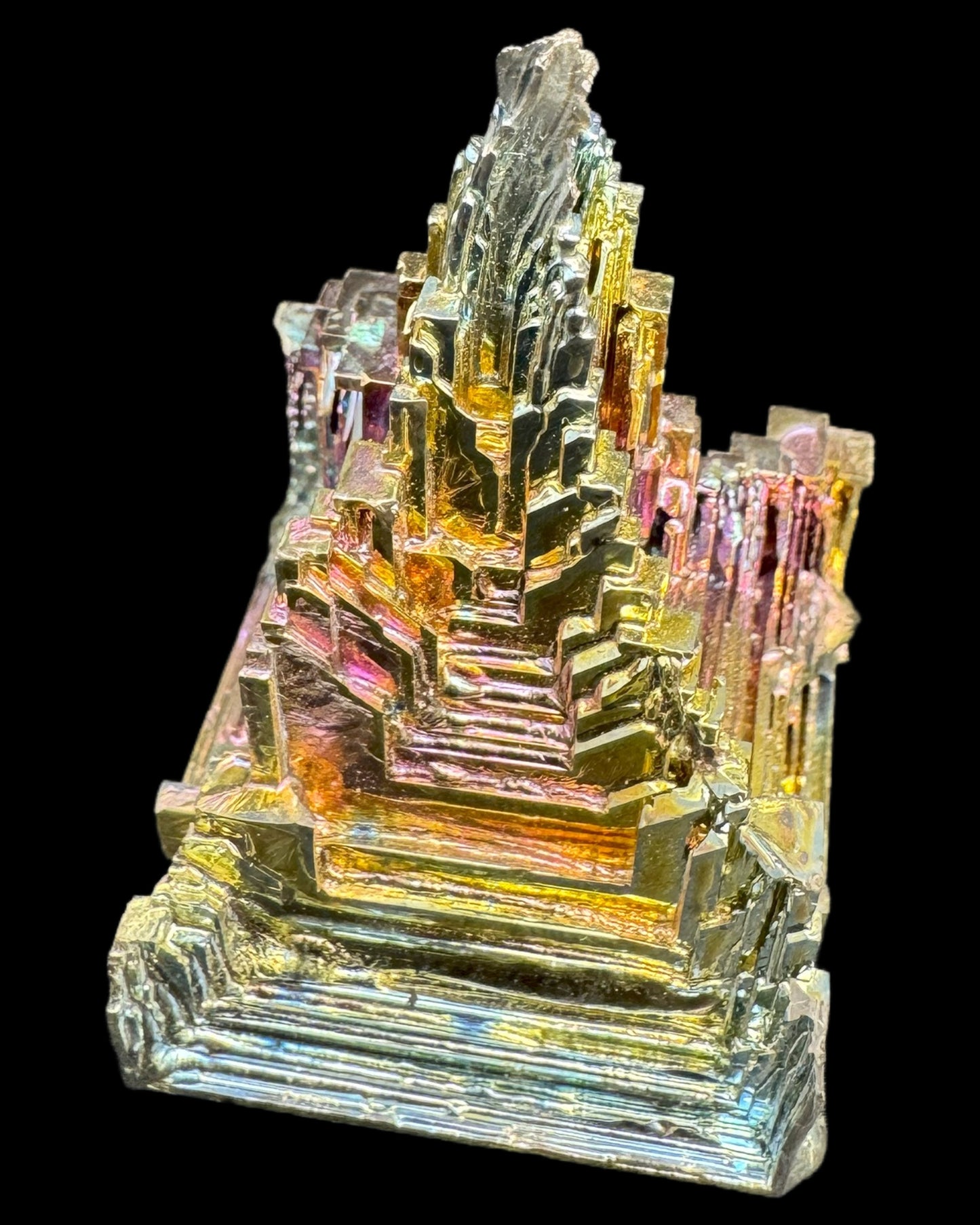 Rainbow Bismuth Crystal (110g+) 