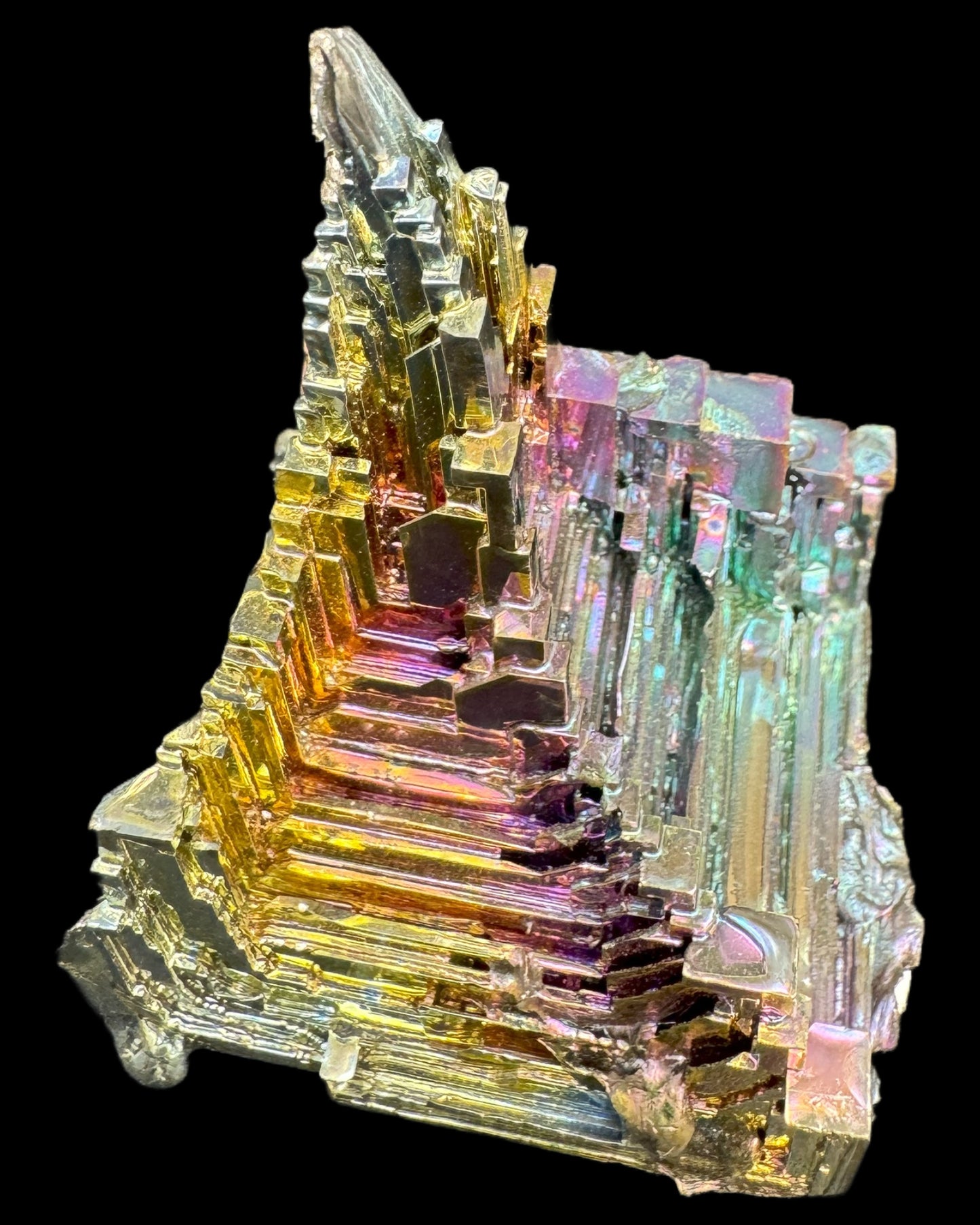 Rainbow Bismuth Crystal (110g+) 