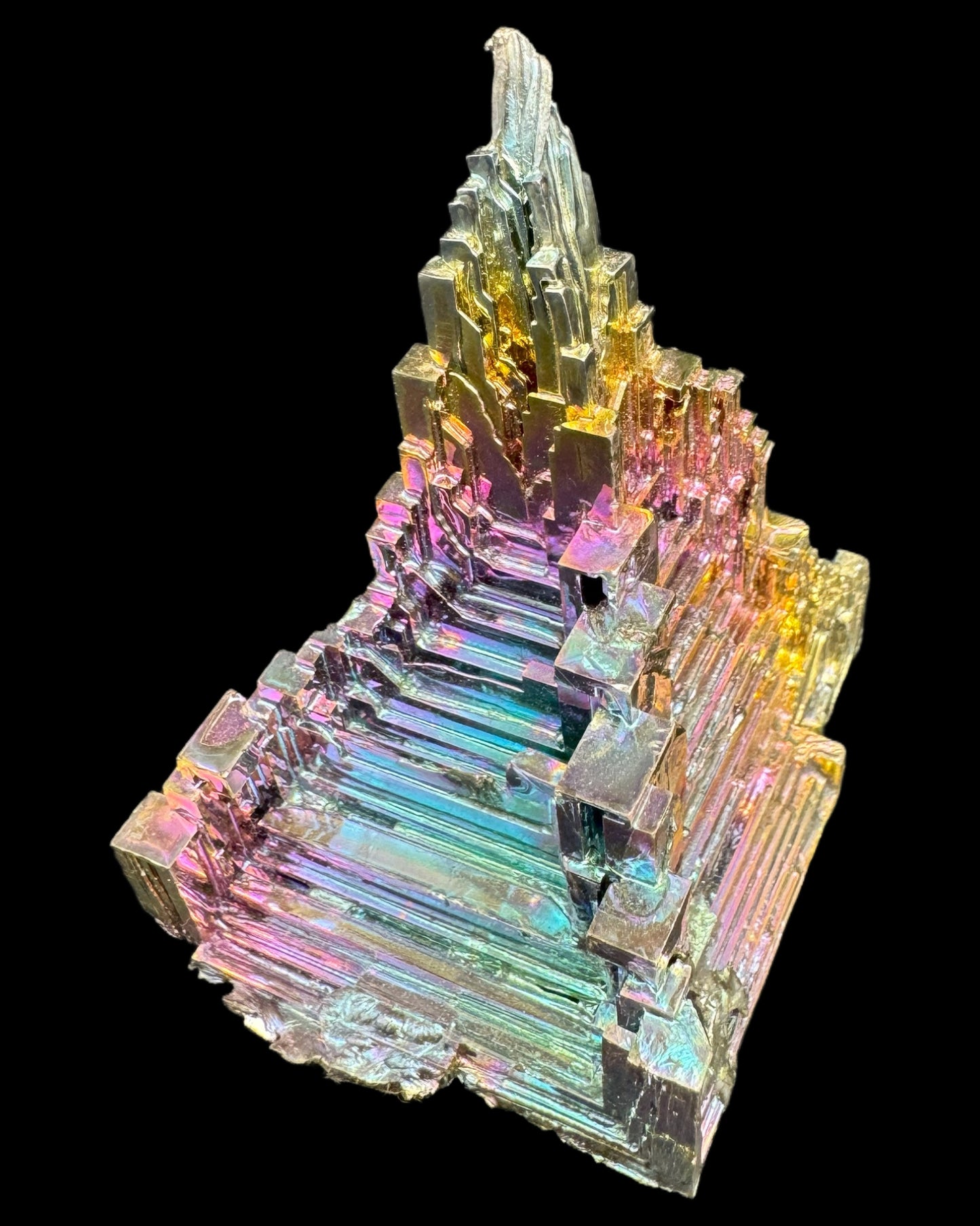 Rainbow Bismuth Crystal (110g+) 