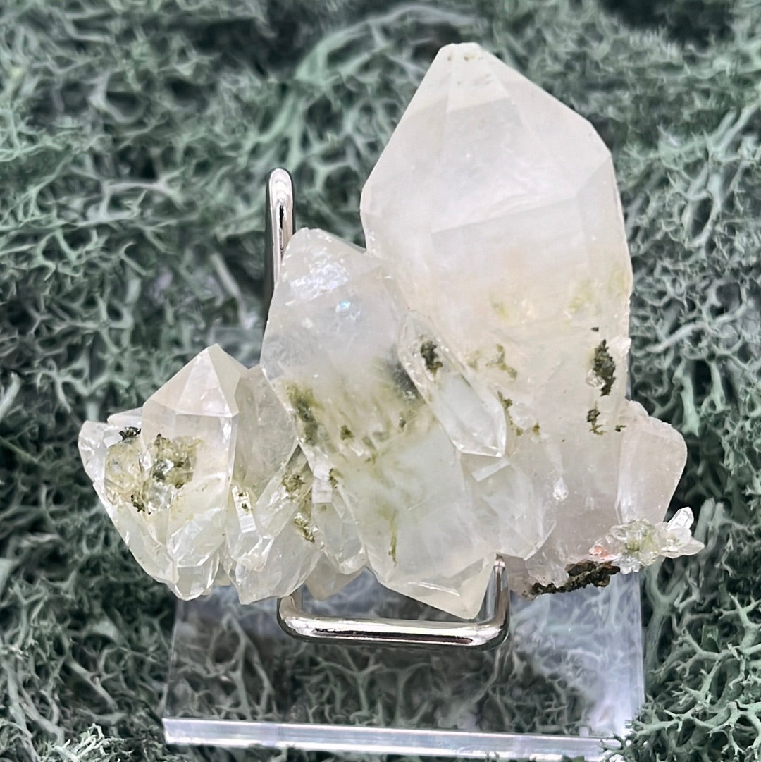 Epidot und Bergkristall aus der Türkei (50g) - Stufe - crystal paradise