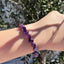 Armband aus Amethyst-Perlen 8 mm - 1 Stück