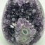 Achatisierte Amethyst Druse aus Uruguay (602g) - schönes violett!