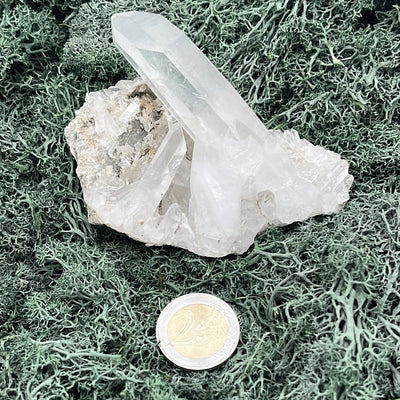 Himalaya Quarz (Bergkristall) aus dem Skardu Tal in Pakistan (190g) - Handstufe - crystal paradise