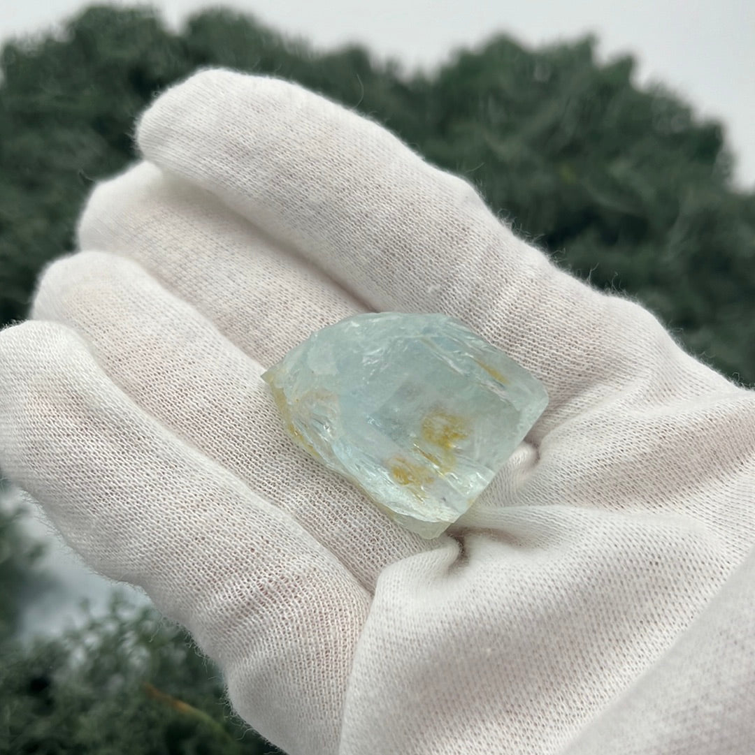 Aquamarin Kristall auf Feldspat aus Pakistan (21g) - crystal paradise