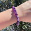 Armband aus Amethyst-Perlen 8 mm - 1 Stück