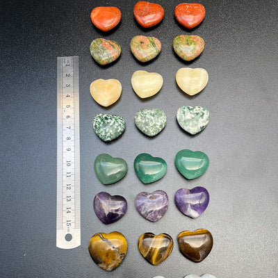 Crystal Hearts Mix - Trommelware - 1 Stück ca. 10-20g - crystal paradise