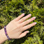 Armband aus Amethyst-Perlen 8 mm - 1 Stück