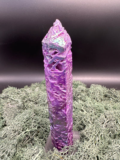 Aura Sphalerit Obelisk - 1 Stück (ca. 15-18cm hoch) - crystal paradise