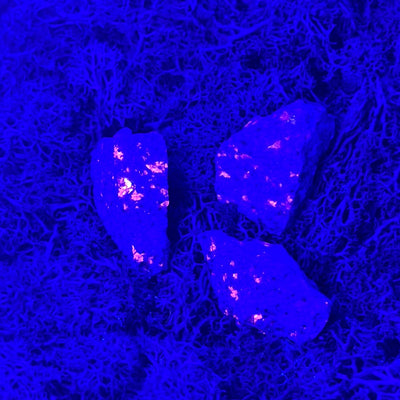 Yooperlit aus Michigan / USA (~10-15g) - "Glowing Rock" - UV reaktiv - crystal paradise