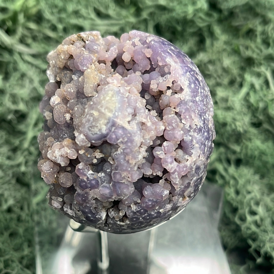 Trauben Achat Druzy Kugeln aus Indonesien  (127g) - schönes violett, viele Druzys - crystal paradise