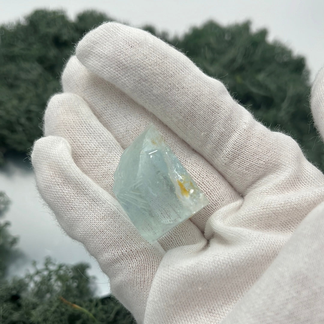 Aquamarin Kristall auf Feldspat aus Pakistan (21g) - crystal paradise