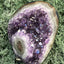 Achatisierter Amethyst Druse aus Uruguay (517g) - schönes violett!