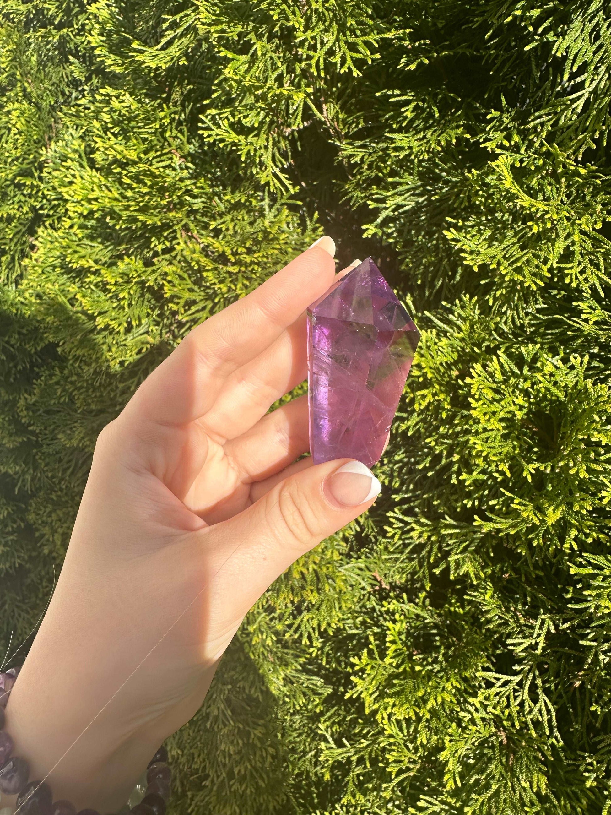 Amethyst Spitze - verschiedene Größen - 1 Stück