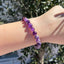 Armband aus Amethyst-Perlen 8 mm - 1 Stück