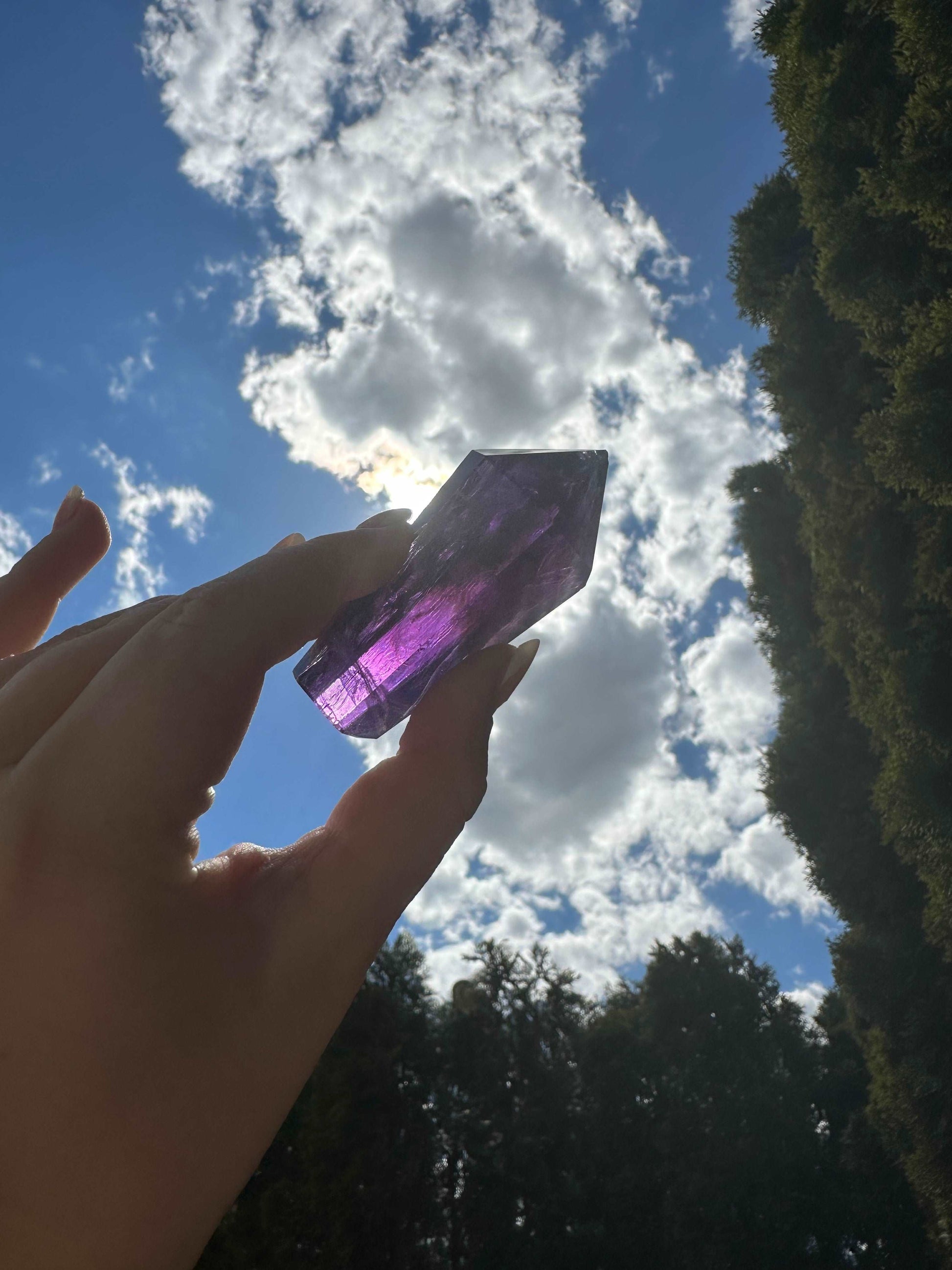 Amethyst Spitze - verschiedene Größen - 1 Stück