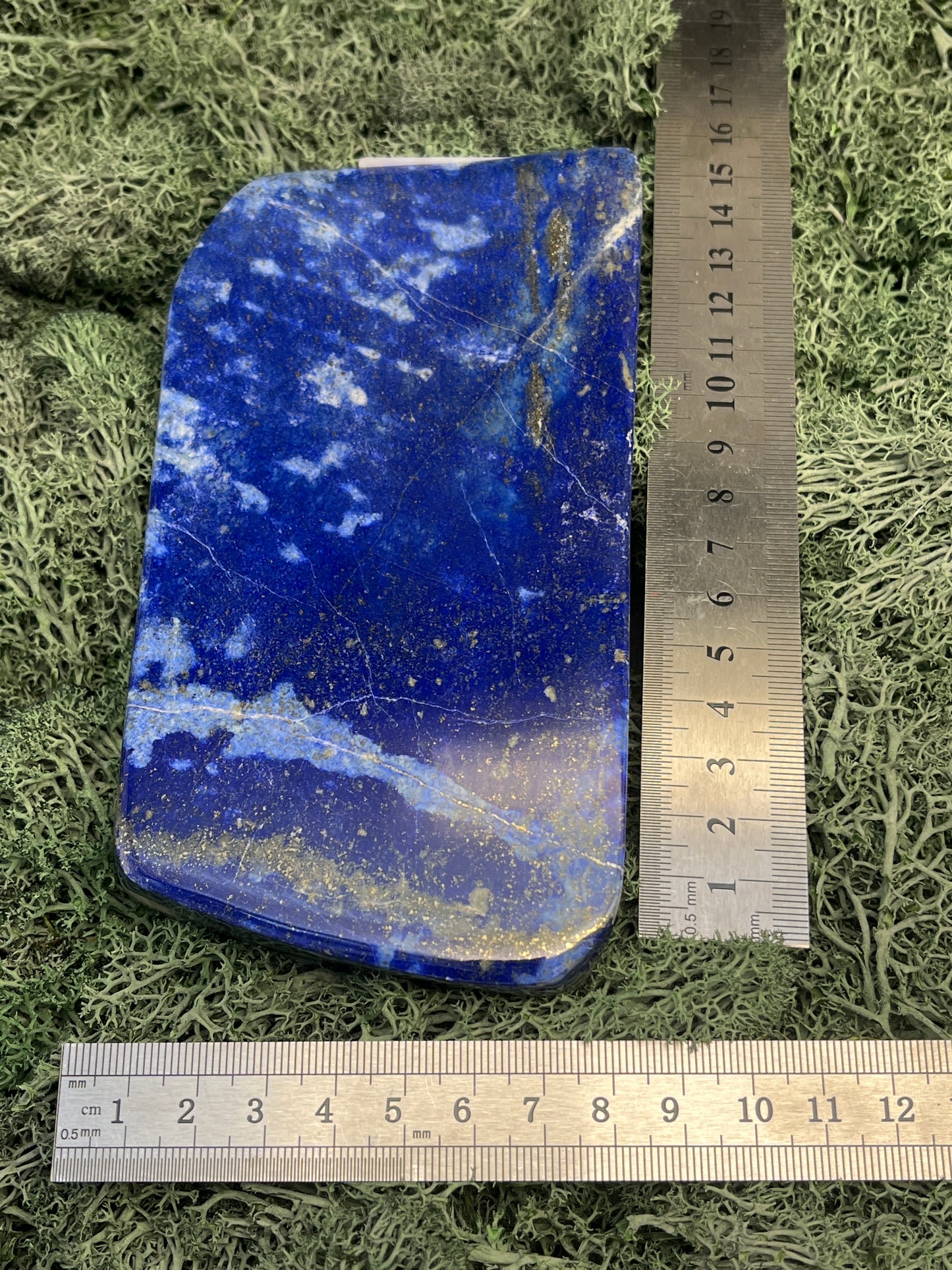 Lapis Lazuli Freeform poliert  aus Afghansitan (950g) - intensives blau