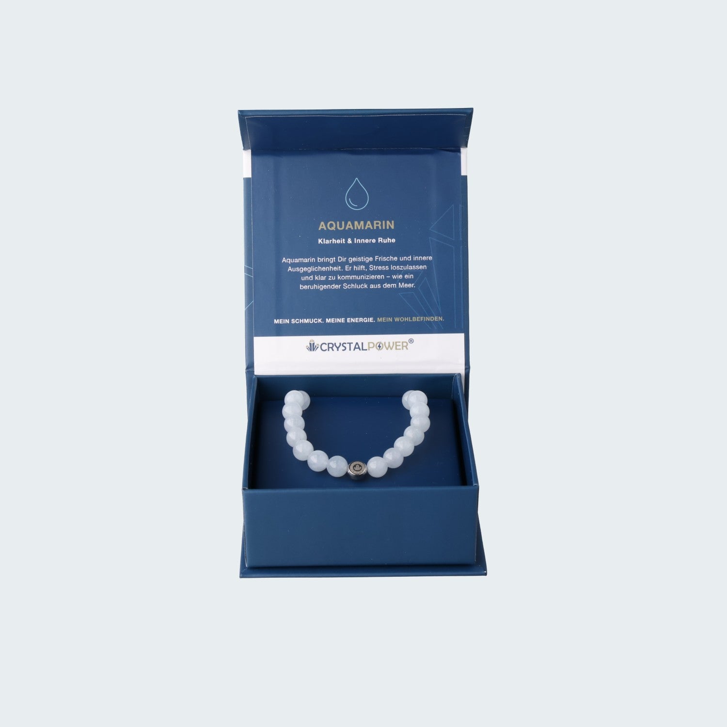Aquamarin – Klarheit & Innere Ruhe - Armband crystalpower® - crystal paradise