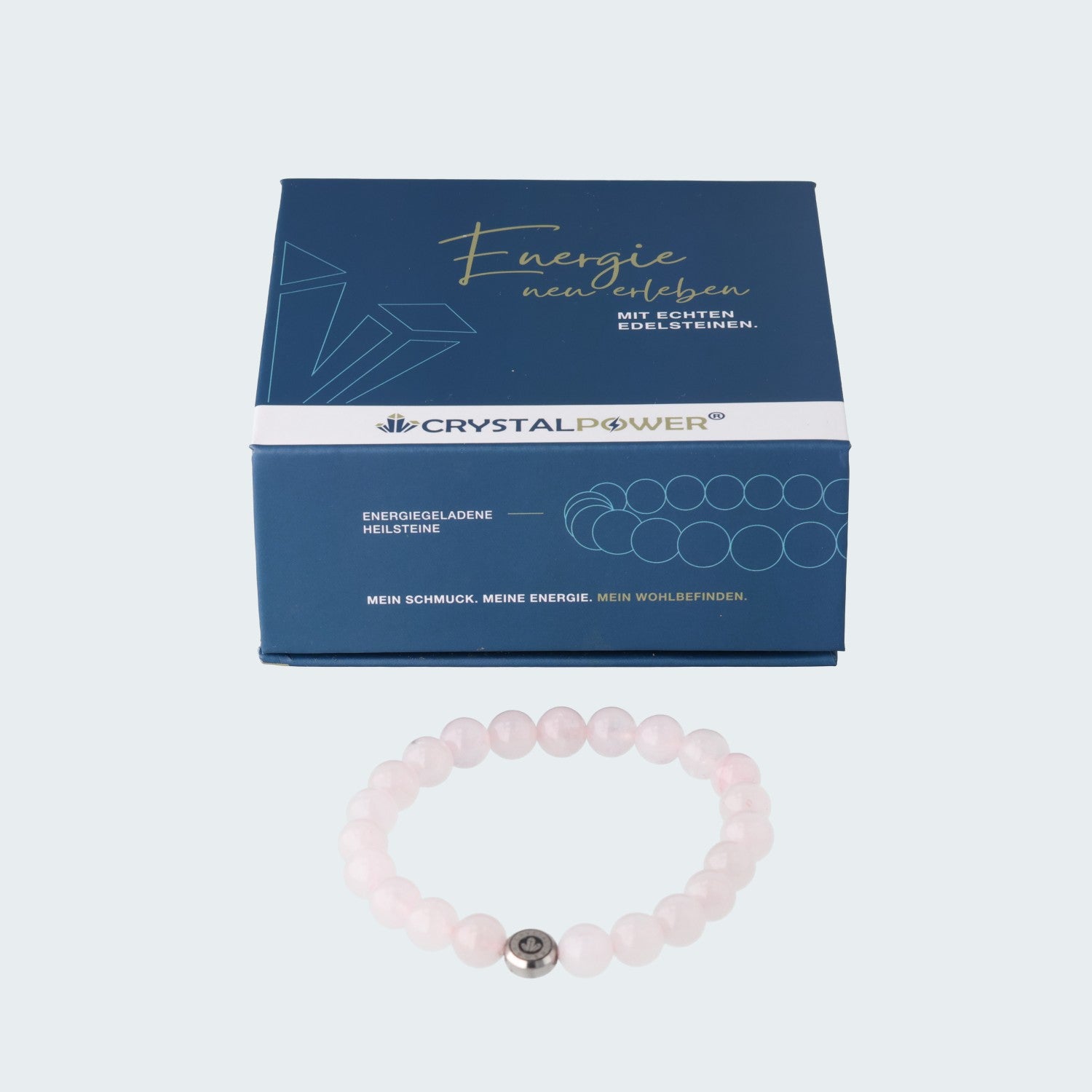 Rosenquarz– Harmonie & Herzöffnung - Armband crystalpower® - crystal paradise