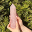 Rosenquarz Obelisk (rosa transparent)- 1 Stück - crystal paradise