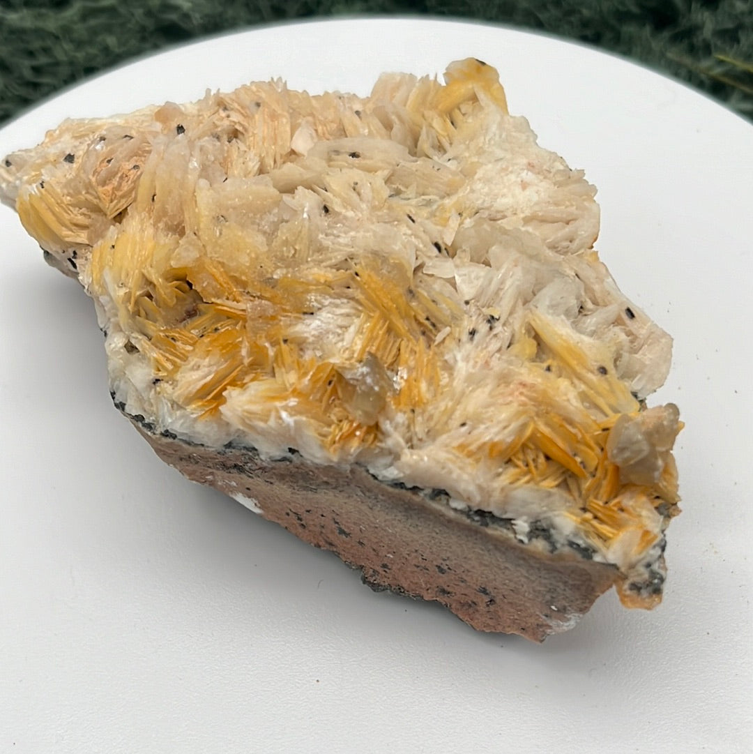 Baryt mit Cerussit auf Galenit (österreichische Alpen) (245g) - Handstufe - crystal paradise