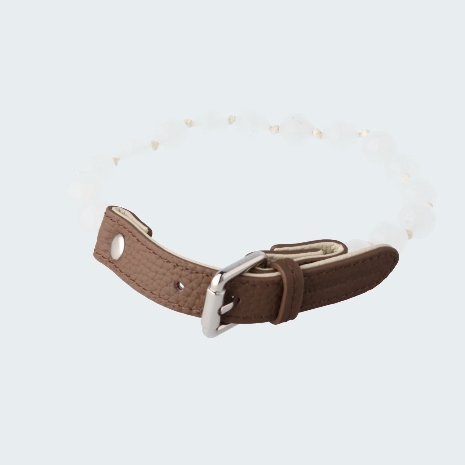 Bergkristall – fördert Vitalität und allgemeines Wohlbefinden - Hundehalsband crystalpower® - crystal paradise