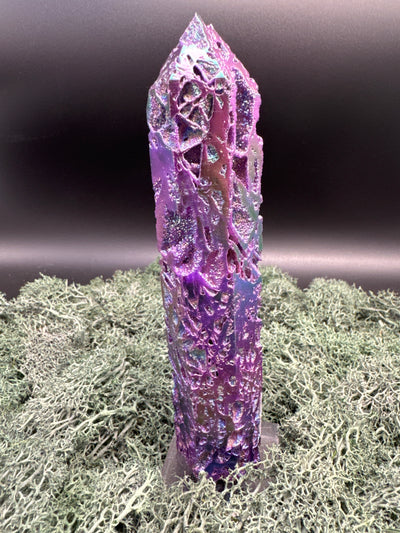 Aura Sphalerit Obelisk - 1 Stück (ca. 15-18cm hoch) - crystal paradise