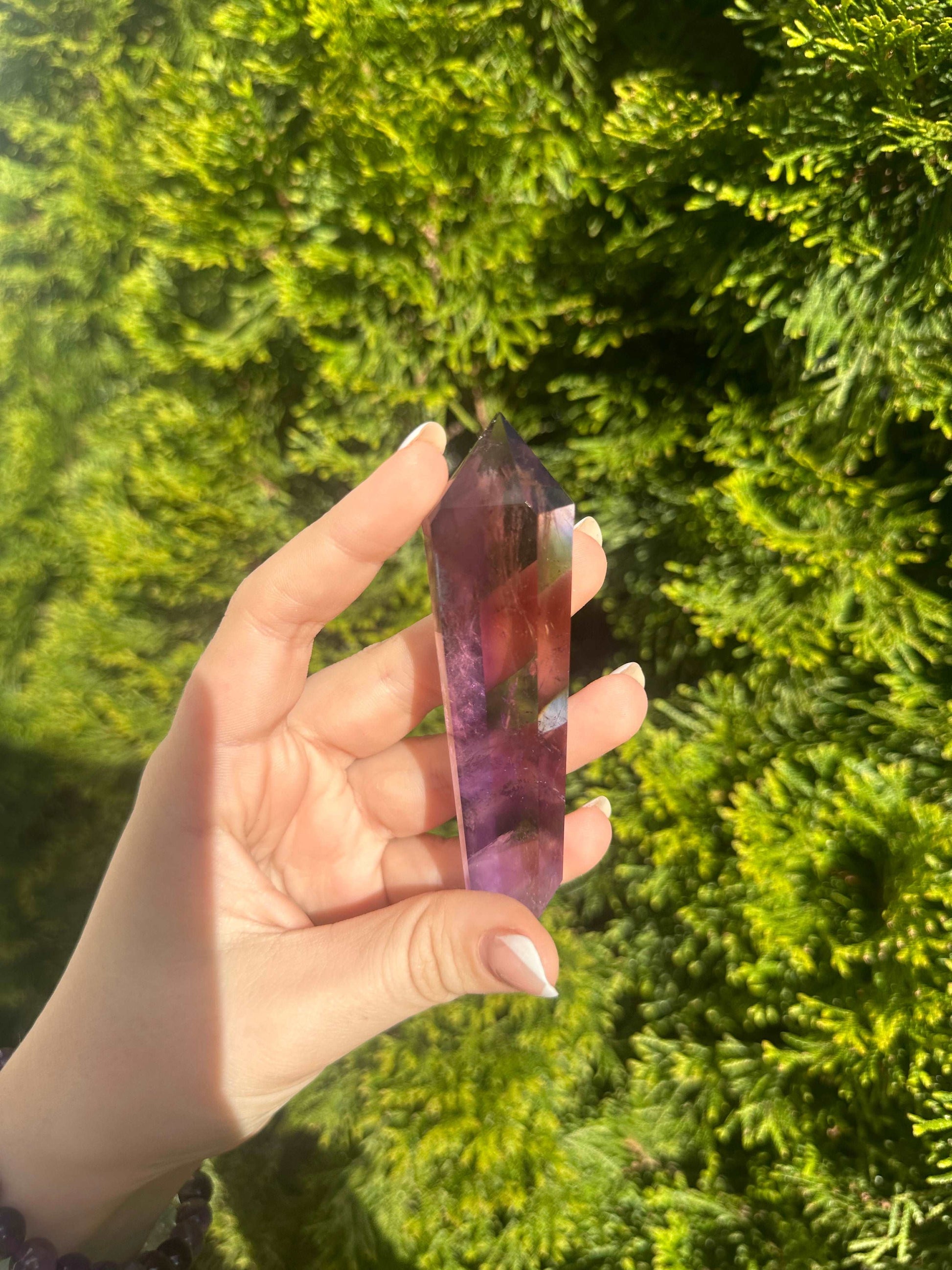 Amethyst Spitze - verschiedene Größen - 1 Stück