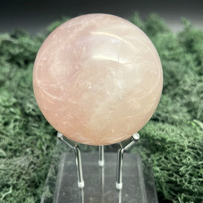 Rosenquarz Kugel (rosa transparent)- 1 Stück - crystal paradise