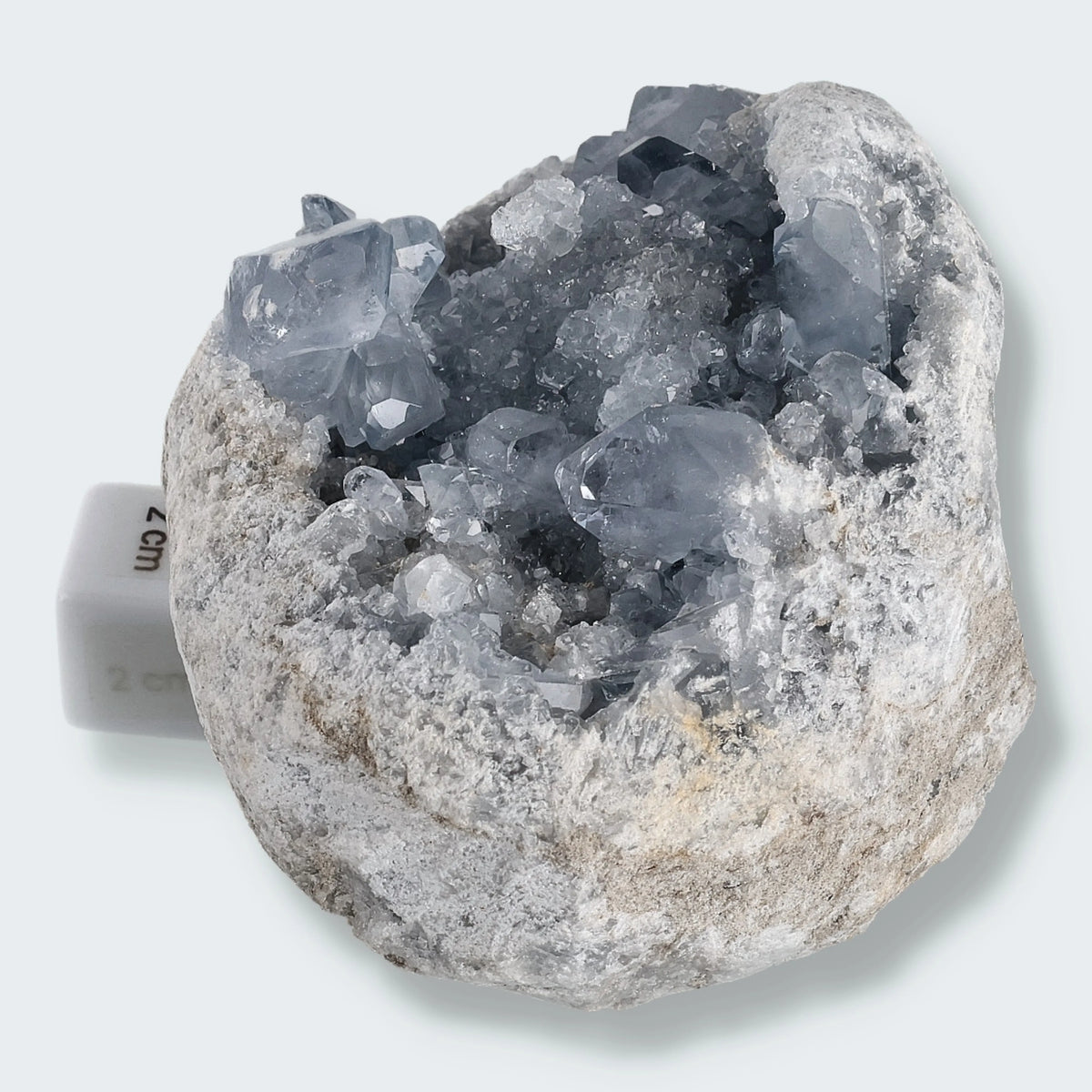 Celestin Geode aus Madagaskar (1237g)