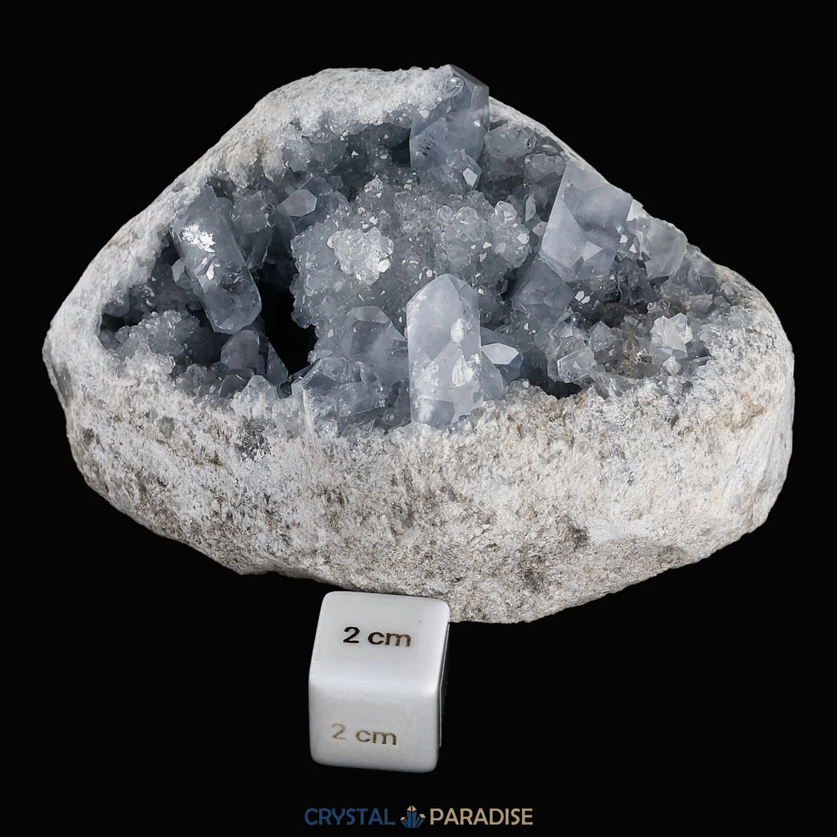 Celestin Geode aus Madagaskar (1237g)