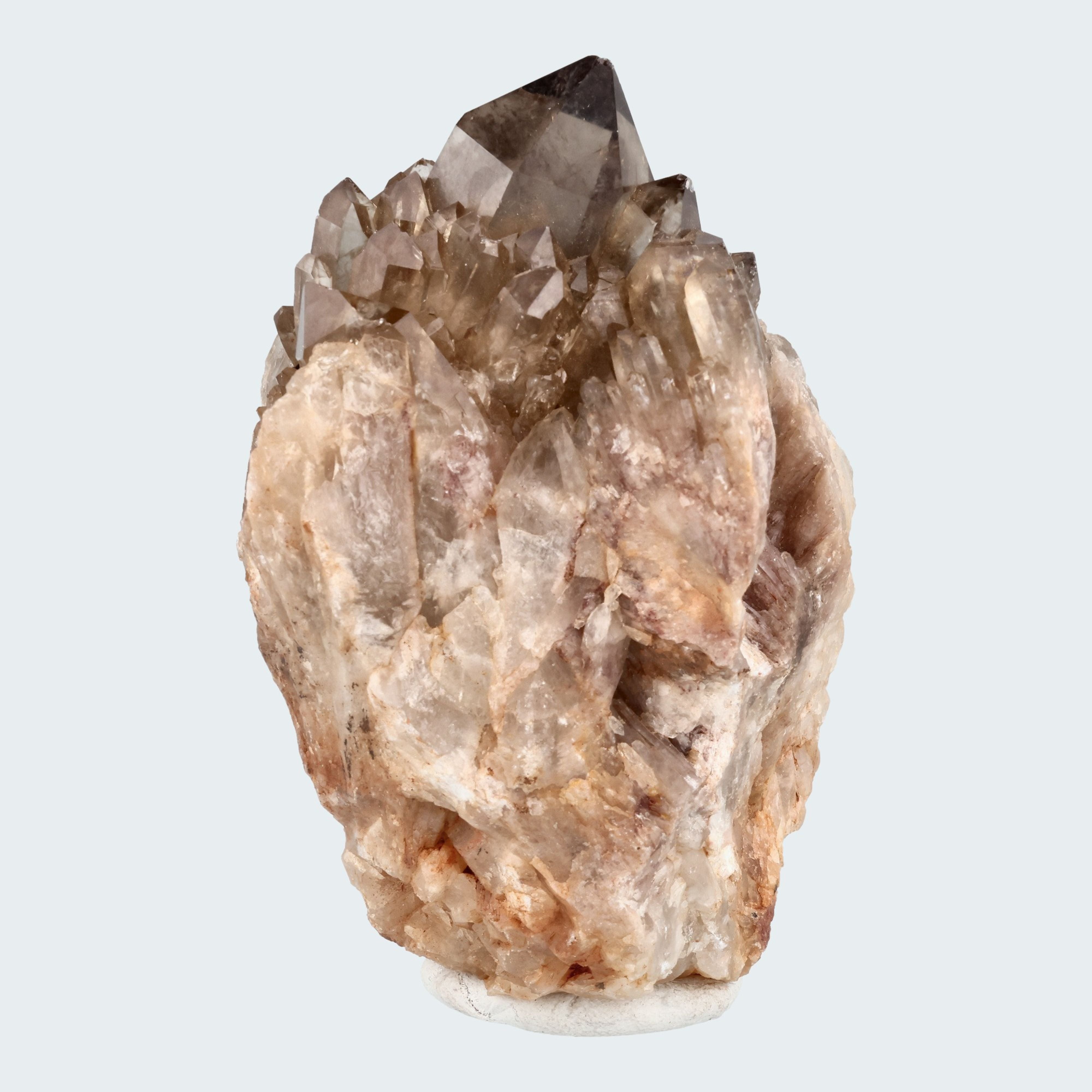 Citrin Handstufe aus Kunduluni, Kongo (327g) - schöne Kristallspitzen