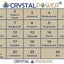 Adventskalender Crystal Mix  - 24 Steine - einer für jedes Türchen - crystal paradise