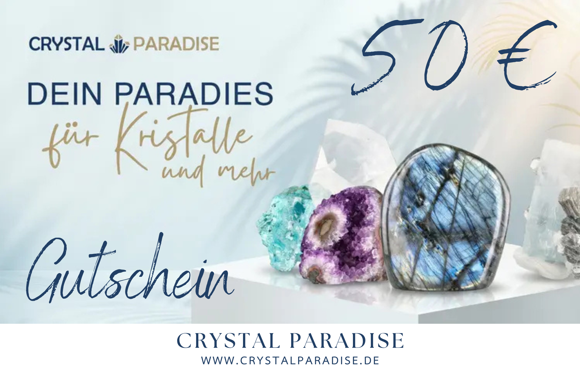 Einkaufsgutschein bei Crystalparadise.de – das Geschenk für echte Mineralien-Liebhaber - crystal paradise