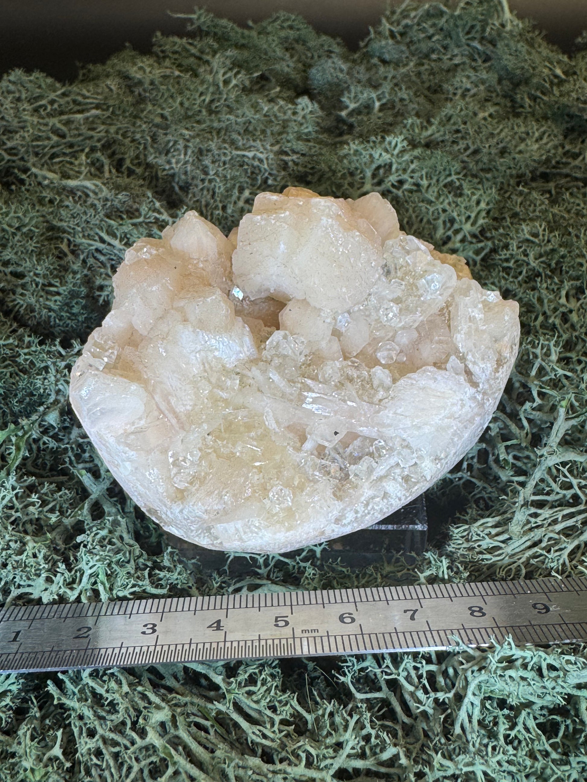 Apophyllit Stilbit Cluster aus Indien (verschiedene Größen) - 1 Stück - crystal paradise