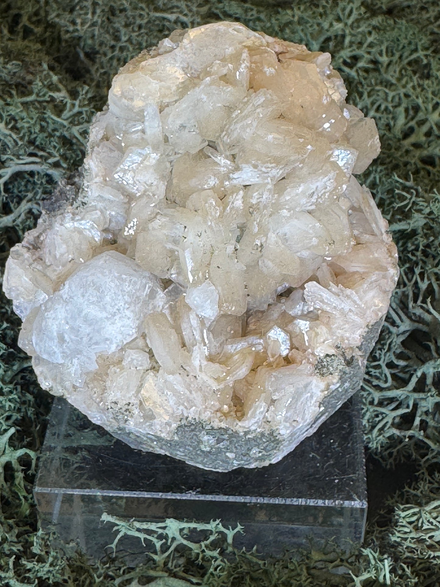 Apophyllit Stilbit Cluster aus Indien (verschiedene Größen) - 1 Stück - crystal paradise