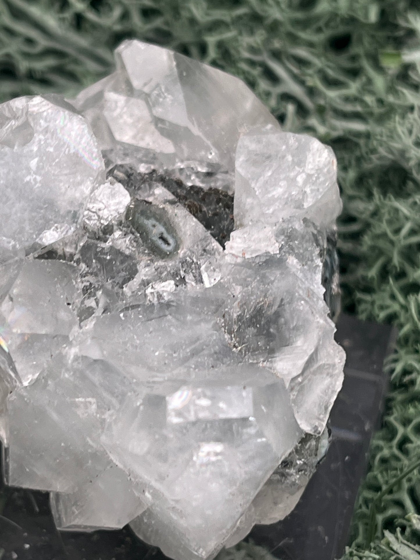 Apophyllit Stufe aus Indien (82g) - schöne grosse Kristalle - crystal paradise