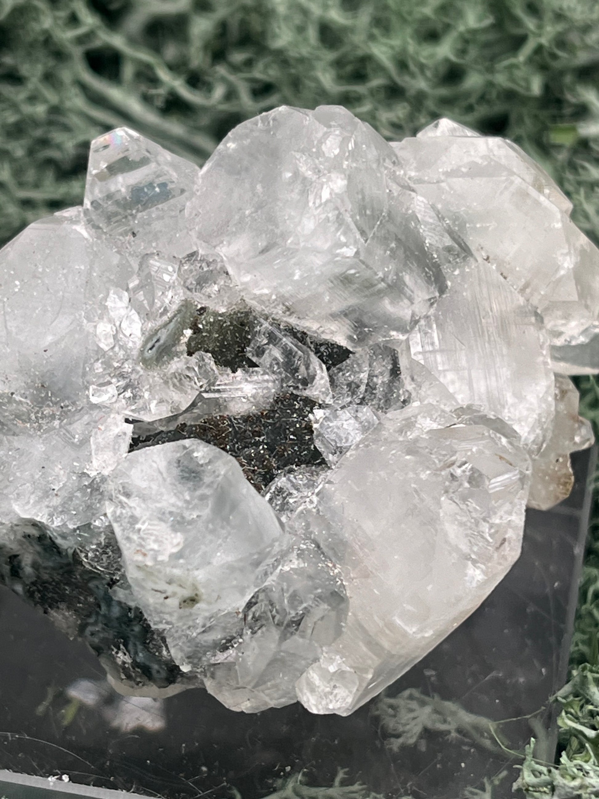 Apophyllit Stufe aus Indien (82g) - schöne grosse Kristalle - crystal paradise