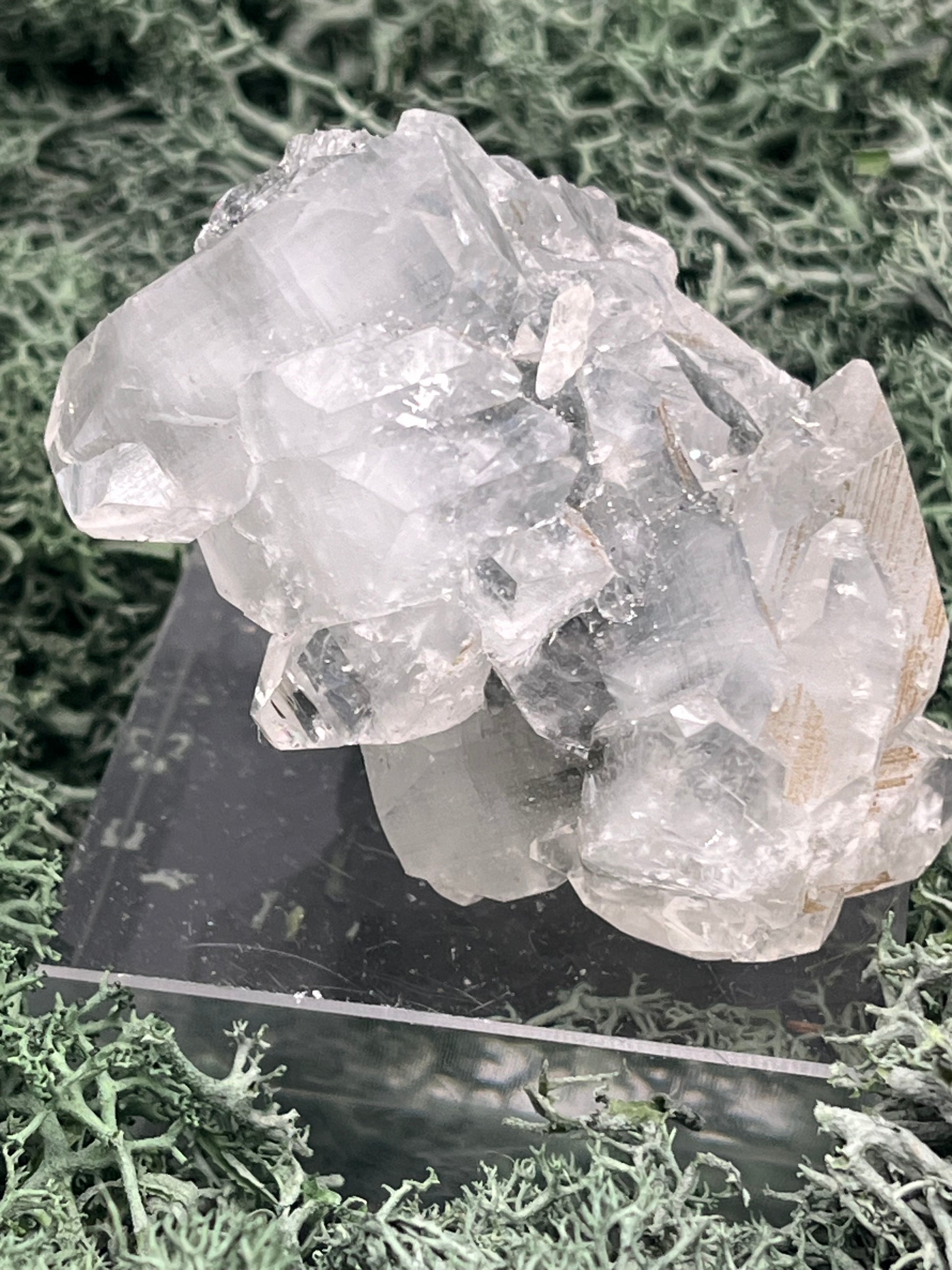 Apophyllit Stufe aus Indien (82g) - schöne grosse Kristalle - crystal paradise