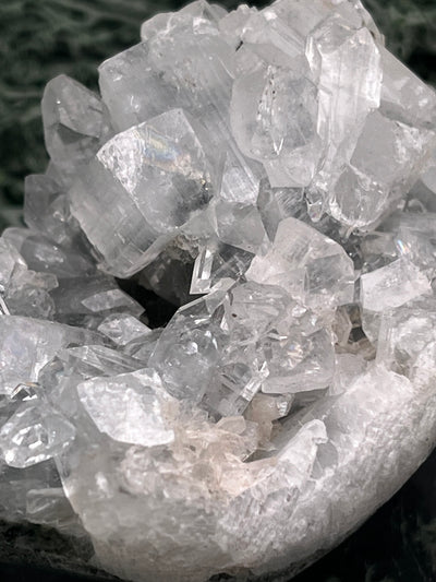 Apophyllit Stufe aus Indien (91g) - schöne grosse Kristalle - crystal paradise