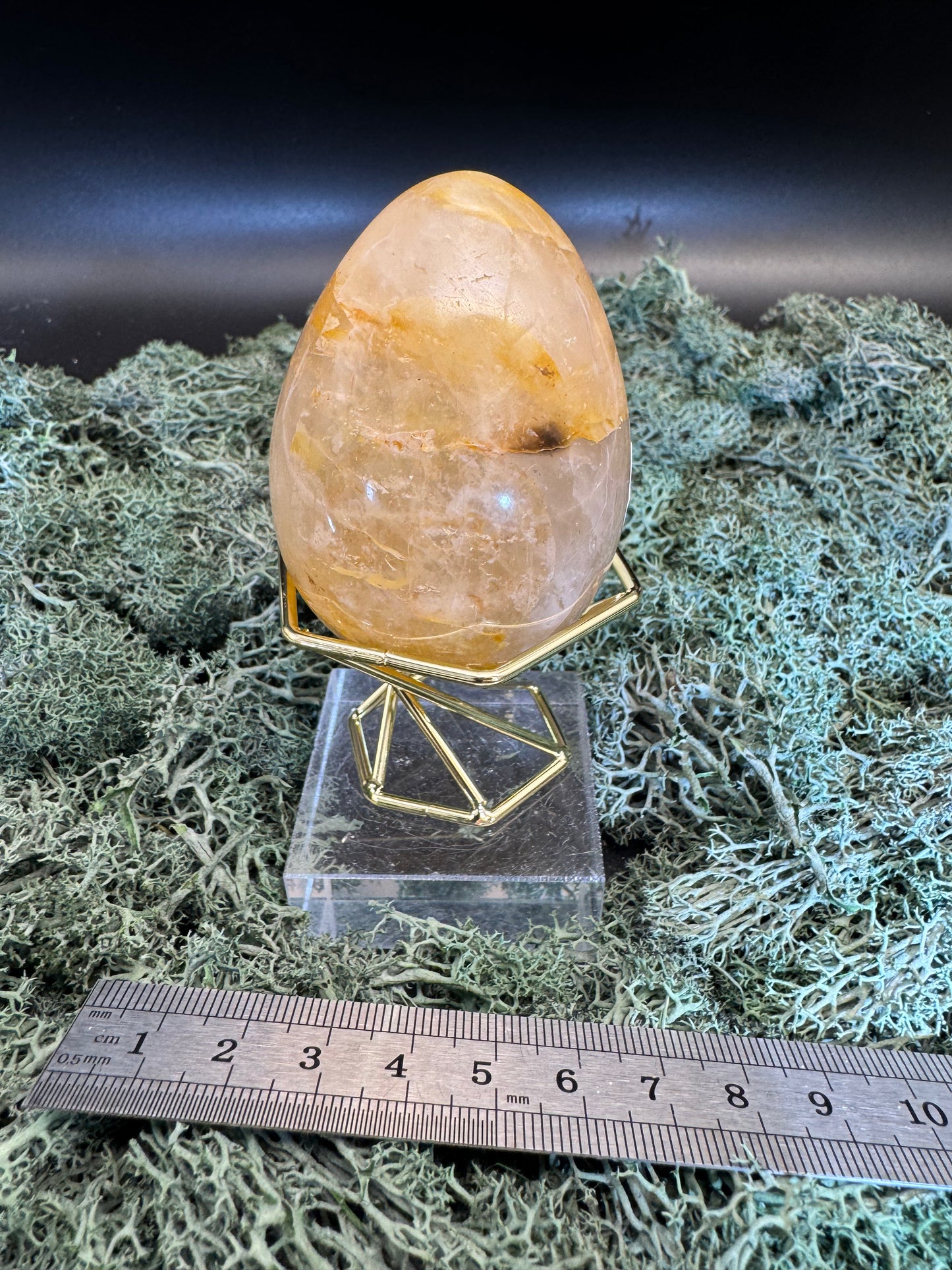 Golden Healer Eier (Quarz mit Eisenoxid Einschlüssen) aus Brasilien - verschieden Größen - 1 Stück - crystal paradise