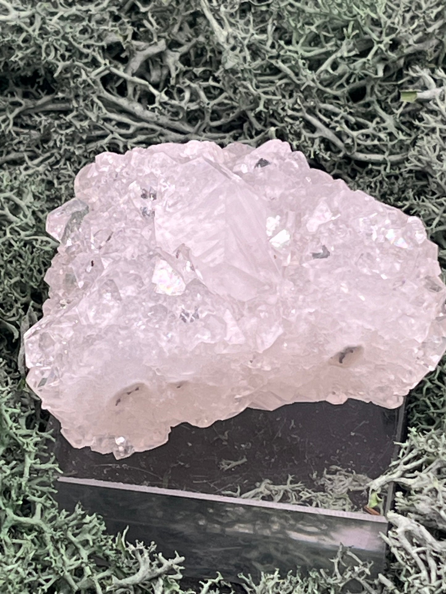 Apophyllit Stufe aus Indien (117g) - schöne grosse Kristalle - crystal paradise