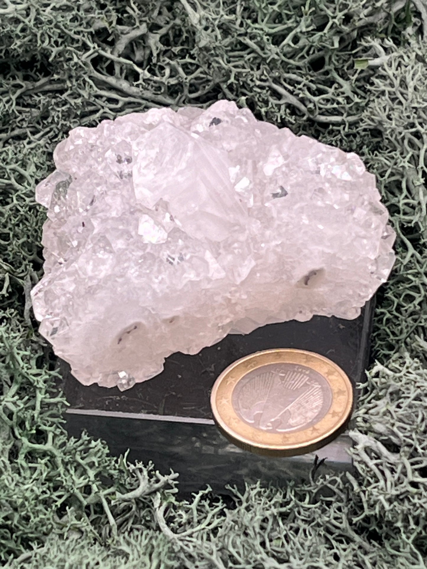 Apophyllit Stufe aus Indien (117g) - schöne grosse Kristalle - crystal paradise