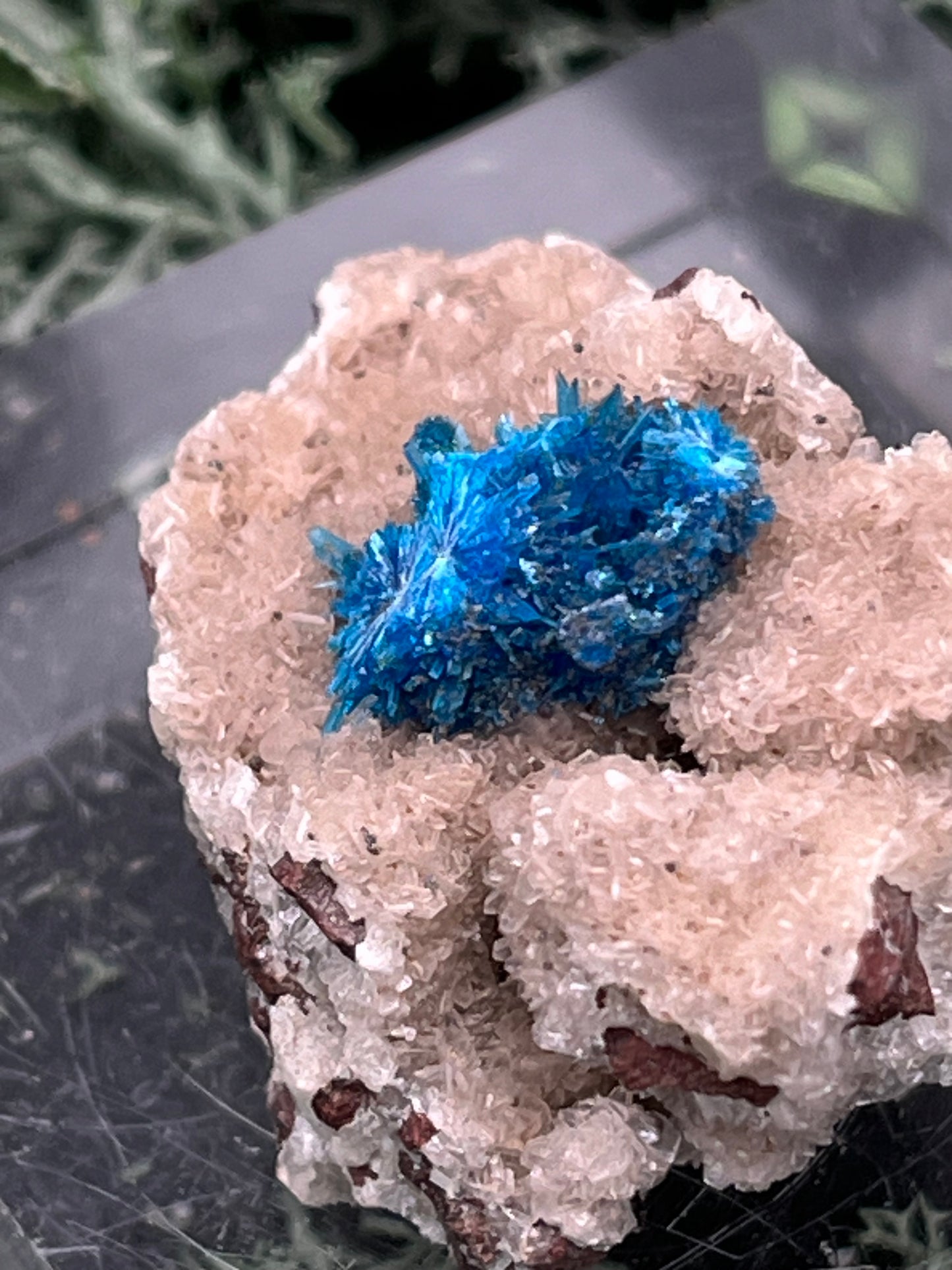 Canvansit auf Stilbit aus Poonah Indien (18g) - Stufe - tolle Kristallstruktur - crystal paradise