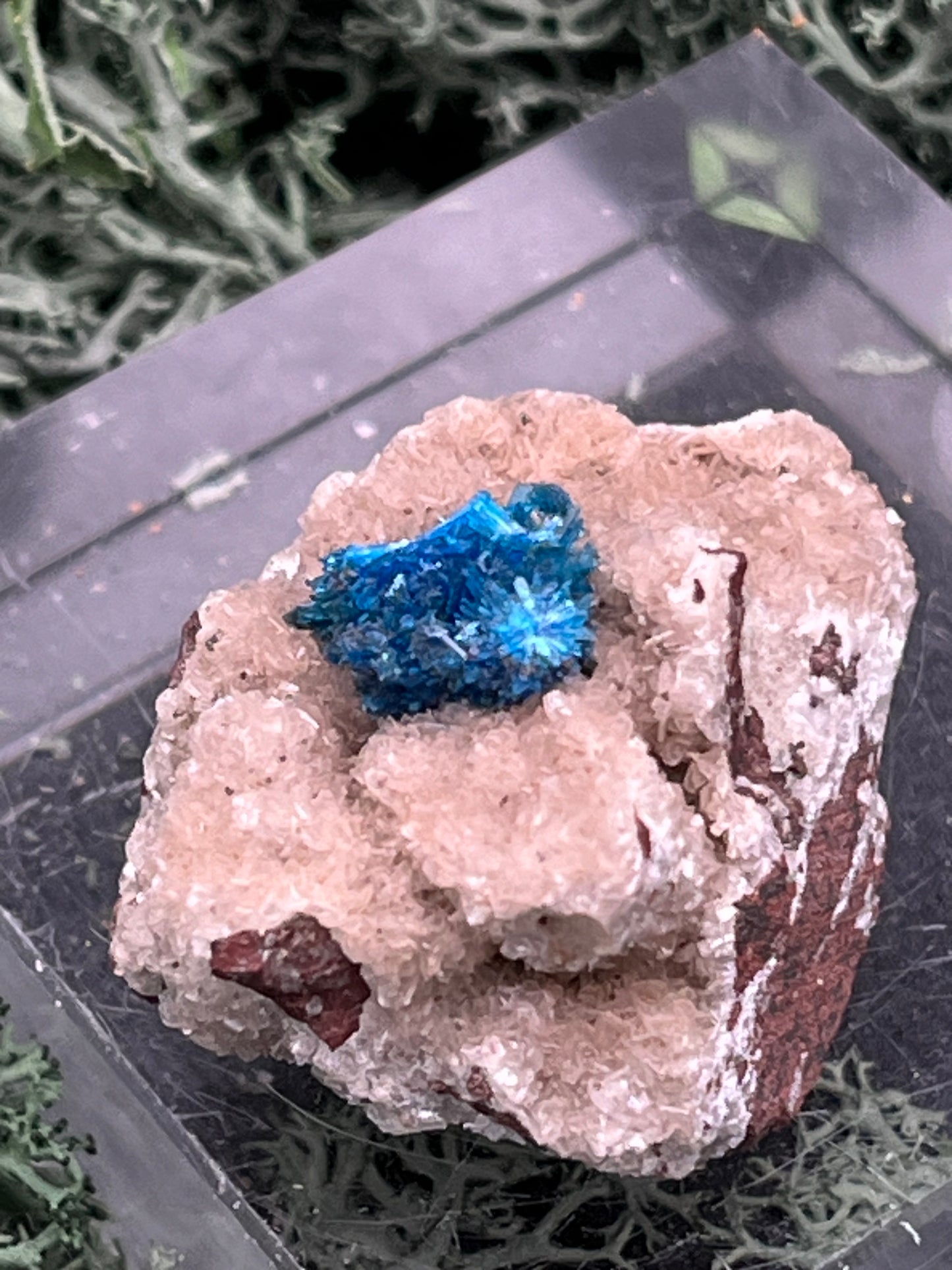 Canvansit auf Stilbit aus Poonah Indien (18g) - Stufe - tolle Kristallstruktur - crystal paradise