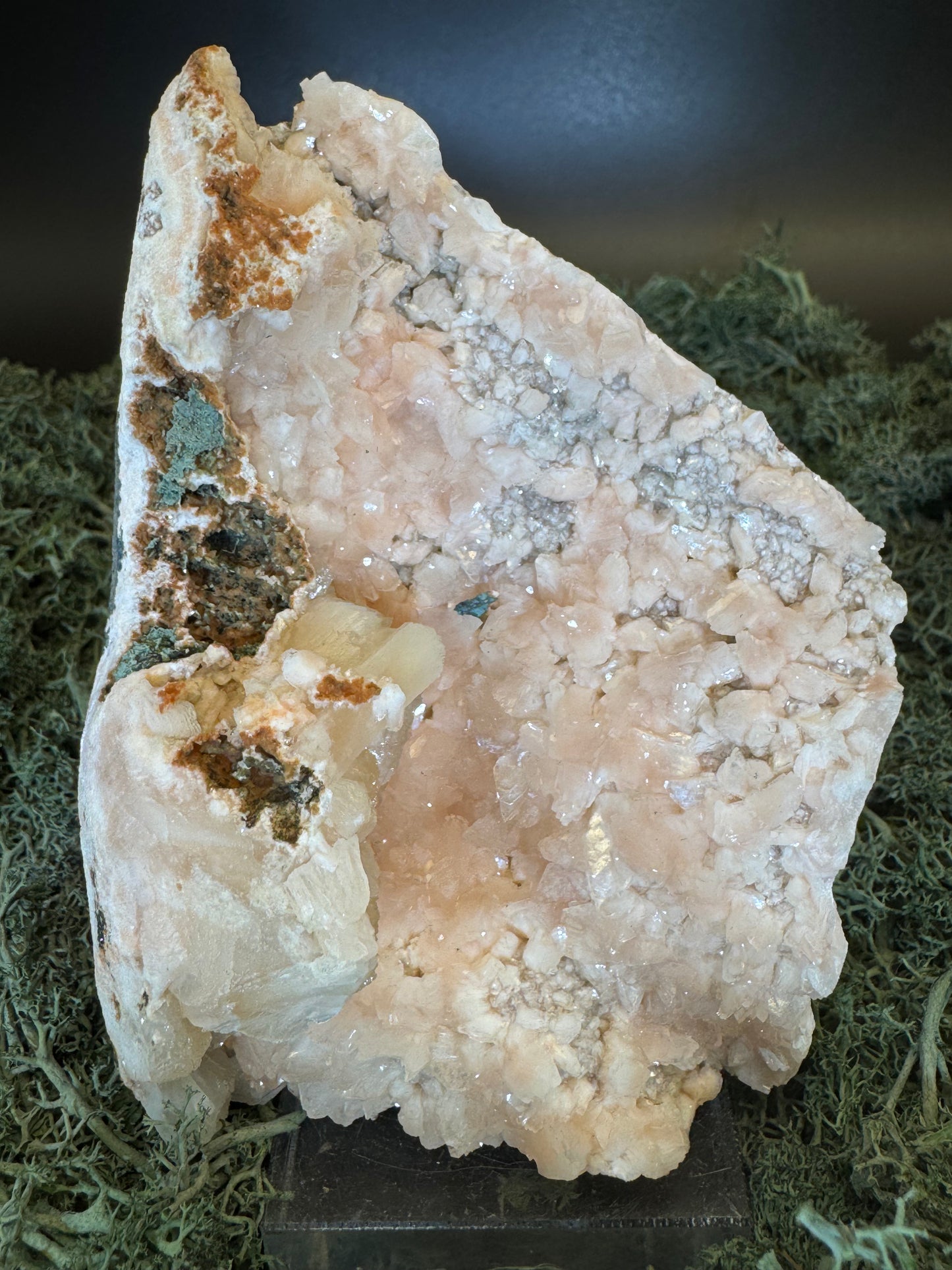 Heulandit / Euzeolit Geoden aus Maharashtra, Nashik pune, Indien (475g)