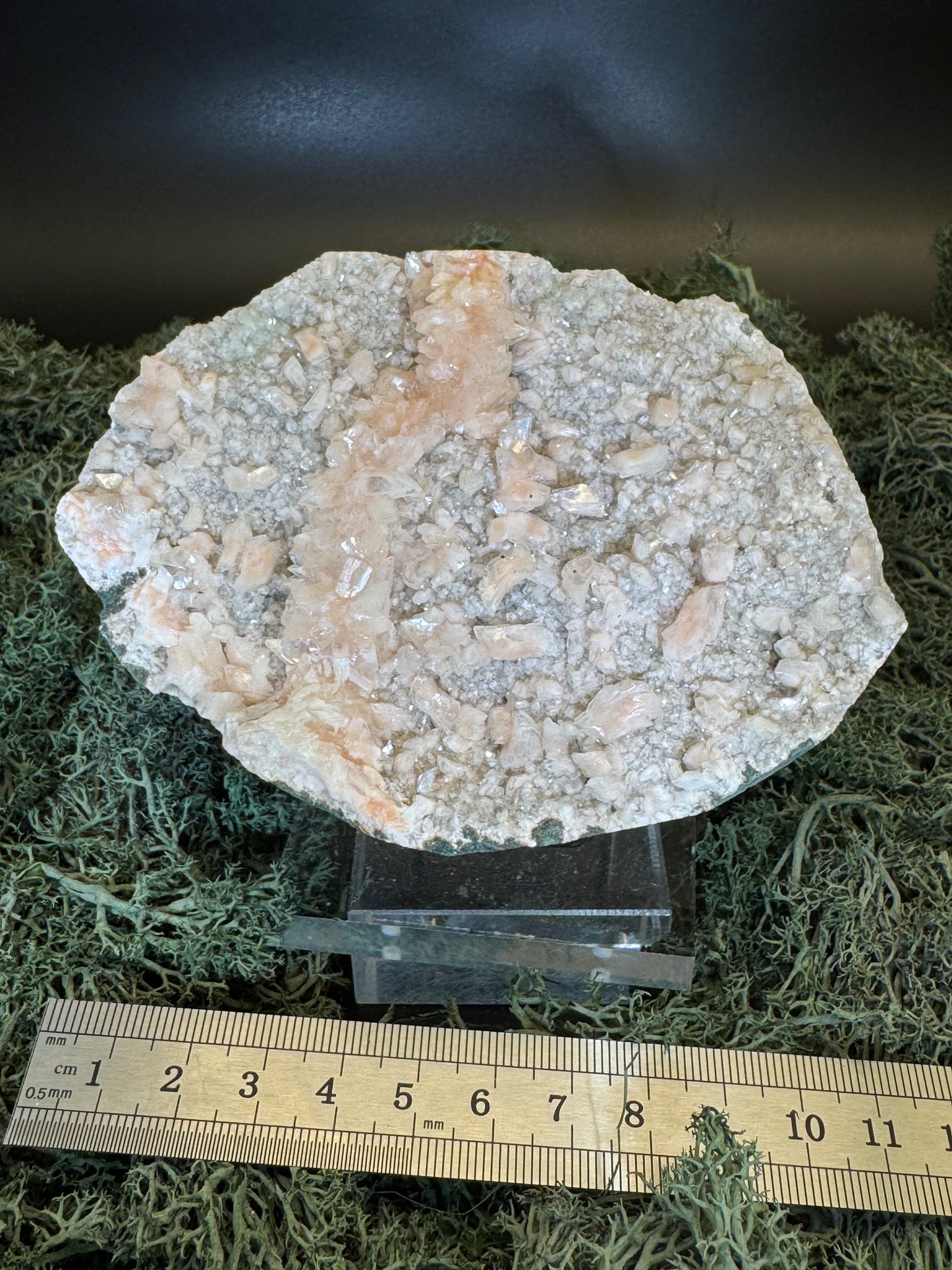 Heulandit / Euzeolit Geoden aus Maharashtra, Nashik pune, Indien (406g)