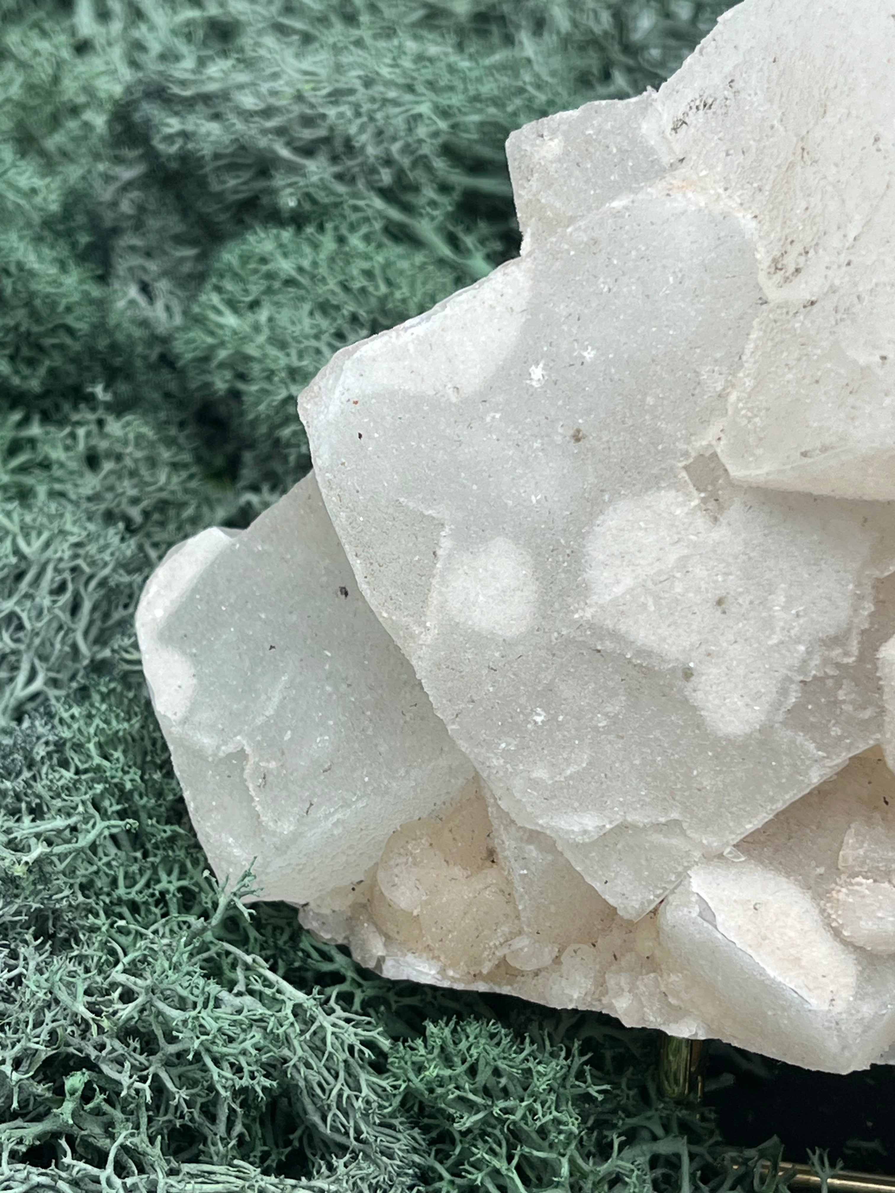 Apophyllit Stilbit Cluster XL aus Indien (978g)- sehr grosse Kristallwürfel - crystal paradise