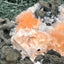 Thomsonit aus Indien (236g) - Handstufe - leuchtend orange Farbe, viele schöne Kugelbildung auf Muttergestein - crystal paradise