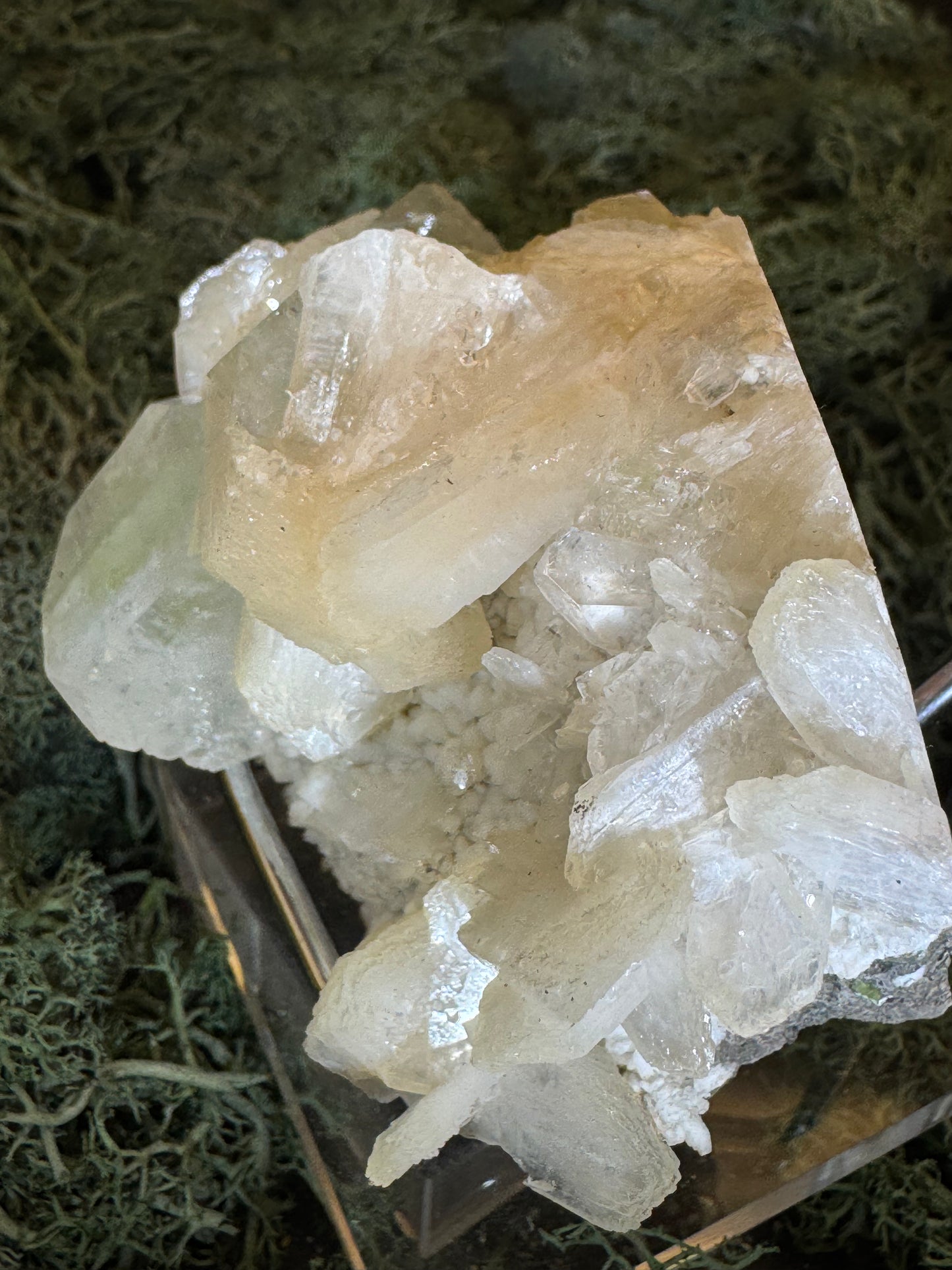 Apophyllite Stilbite Cluster from India (78g)