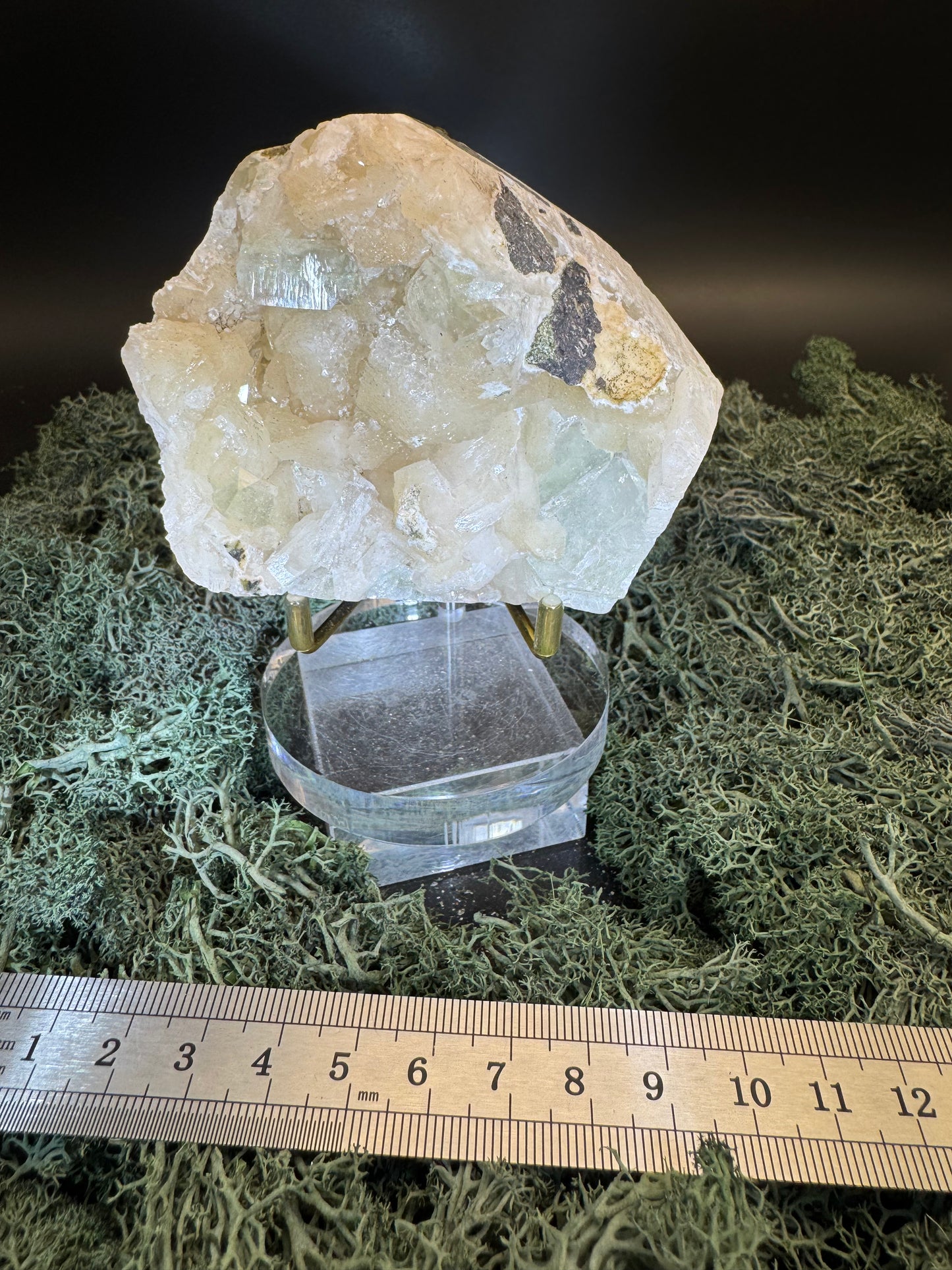 Apophyllite Stilbite Cluster from India (78g)